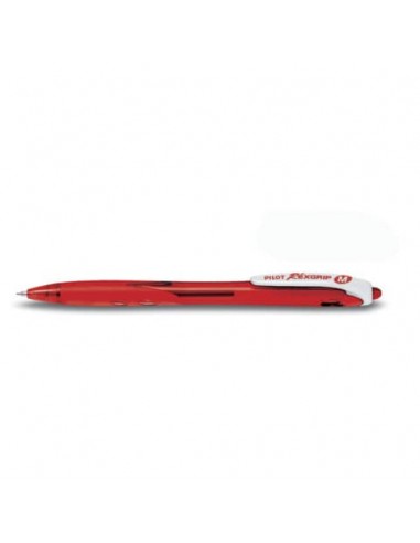 Penna a sfera ecologica Pilot Rexgrip Begreen - 1 mm - Tratto M - rosso - 040012