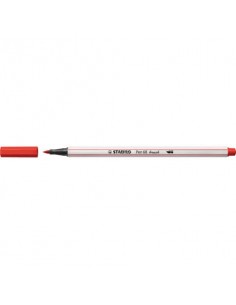 Pennarello Stabilo Pen 68 brush - punta a pennello - M 1 mm carminio 568/48