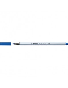 Pennarello Stabilo Pen 68 brush - punta a pennello - M 1 mm blu oltremare - 568/32