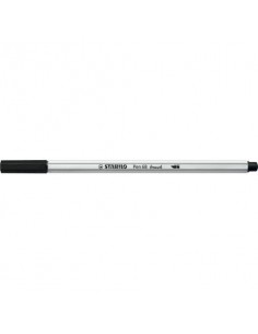 Pennarello Stabilo Pen 68 brush - punta a pennello - M 1 mm nero 568/46