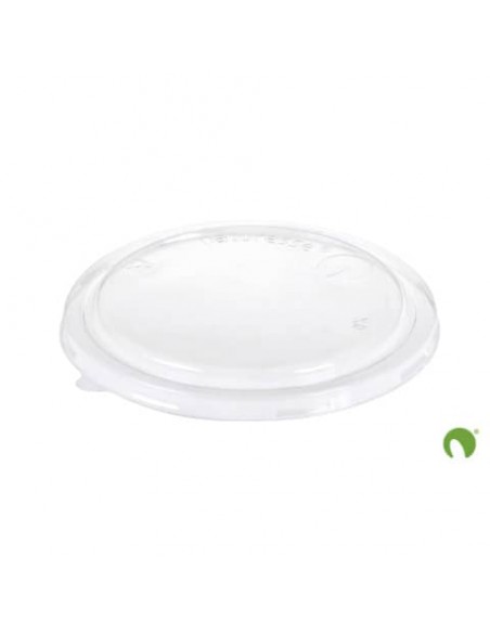 Coperchio Bio in PLA Scatolificio del Garda Nature Works Ø150 mm trasparente per contenitore S80 - conf. 50 pz 17590
