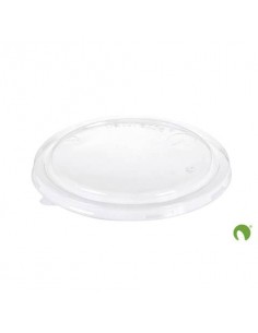 Coperchio Bio in PLA Scatolificio del Garda Nature Works  Ø190 mm trasparente per per contenitore S120 - conf. 50 pz 17592