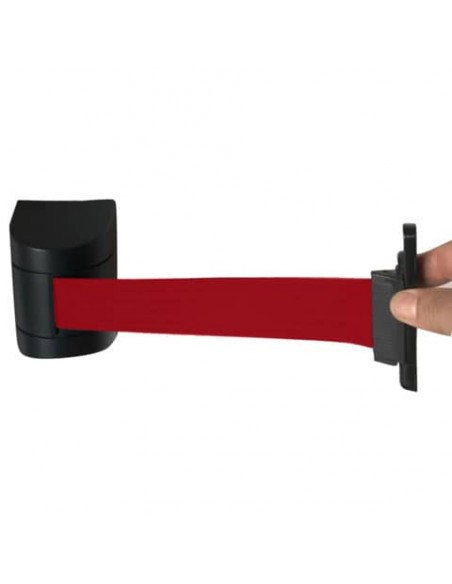 Blocchetto a muro con nastro retraibile Printex 5x110 cm - acciaio - BP/250-ANR