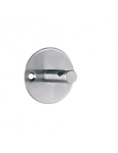 Appendiabiti singolo da muro in metallo - diametro 5