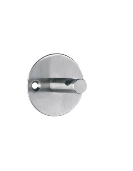 Appendiabiti singolo da muro in metallo - diametro 5