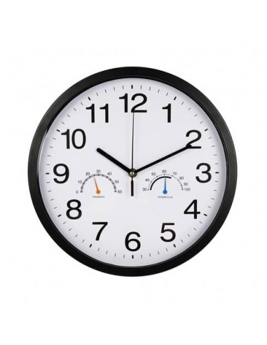 Orologio da parete con termometro Methodo Thermo- diametro Ø 30
