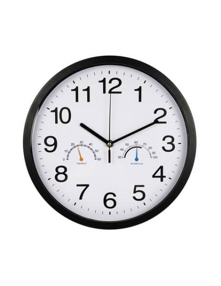 Orologio da parete con termometro Methodo Thermo- diametro Ø 30