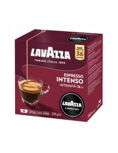 Caffè in cialde Lavazza Astuccio 36 capsule A Modo Mio Intenso - GLAMMIN36
