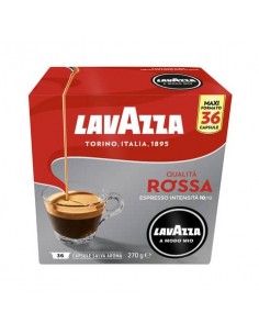 Caffè in cialde Lavazza Astuccio 36 capsule A Modo Mio Qualità Rossa - GLAMMQR36