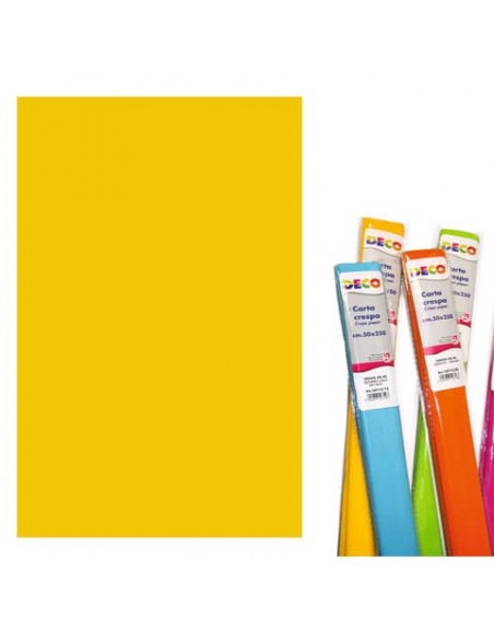 Rotolo di Carta crespa - 50x250 cm - 40 g/m² Deco oro 05121