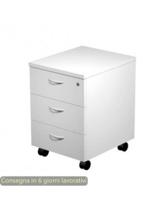 Cassettiera a tre cassetti smontata Artexport Presto 43x52x59