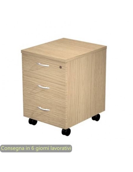 Cassettiera a tre cassetti smontata Artexport Presto 43x52x59