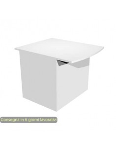 Bancone reception basso per diversamente abili bianco 80x97
