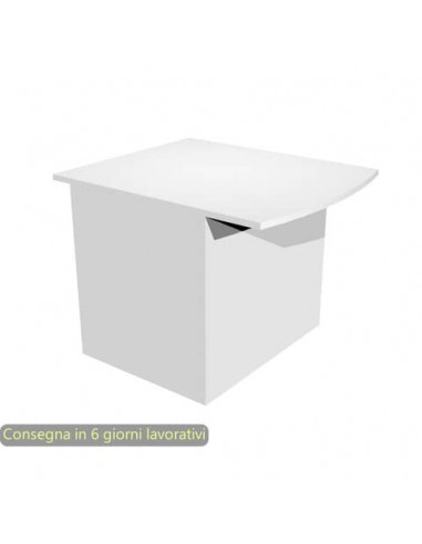 Bancone reception basso per diversamente abili bianco 80x97