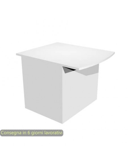 Bancone reception basso per diversamente abili bianco 80x97