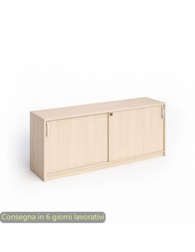 Armadio basso rovere con ante scorrevoli Artexport Bridge/Flex 185x46x73 cm rovere - CR/C