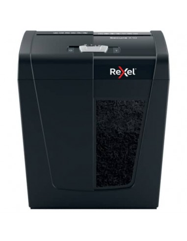 Distruggidocumenti uso personale Rexel Secure X10 - P-4 - 18 L - taglio a frammenti 4x40 mm - 2020124EU