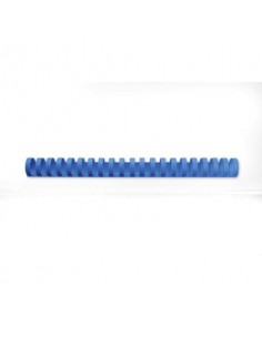 Dorsi plastici CombBind a 21 anelli - 16 mm A4 - fino a 145 fogli - conf da 100 dorsi GBC blu - 4028620