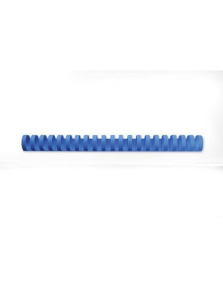 Dorsi plastici CombBind a 21 anelli - 19 mm A4 - fino a 165 fogli - conf da 100 dorsi GBC blu - 4028621