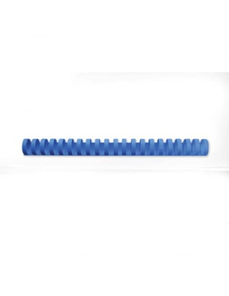 Dorsi plastici CombBind a 21 anelli - 22 mm A4 - fino a 195 fogli - conf da 100 dorsi GBC blu - 4028622
