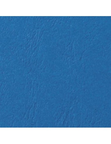 Copertine per rilegatura GBC Leathergrain in cartoncino goffrato A4 blu - conf. 100 pezzi - CE040020