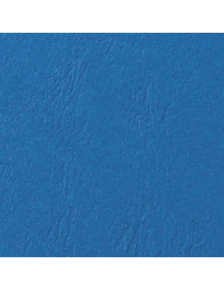 Copertine per rilegatura GBC Leathergrain in cartoncino goffrato A4 blu - conf. 100 pezzi - CE040020