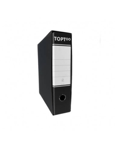Registratore commerciale con custodia TOPToo dorso 8 cm - 23x30 cm - nero FMCRTU8NE