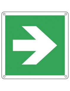 Cartello d'emergenza 25x25 cm Cartelli Segnalatori ''Freccia a destra/sinistra'' E15104X