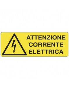 Cartello di pericolo 35x12