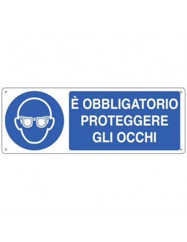 Cartello d'obbligo 35x12