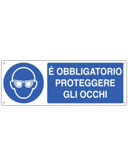 Cartello d'obbligo 35x12