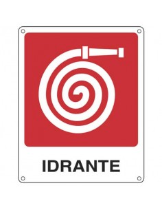 Cartello antincendio 25x31 cm Cartelli Segnalatori ''Idrante'' E20117X