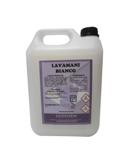 Detergente lavamani bianco Ecochem 5 lt  071011QL005A939