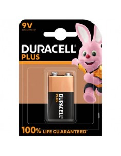 Batterie alcaline Duracell Plus100 Transistor 9V - MN1604 - blister da 1 - DU0503