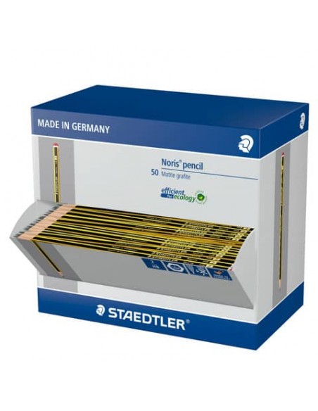 Matita in grafite Noris - gradazione HB - Staedtler  nero- conf. 50 pezzi nero - 120HBCAPLB
