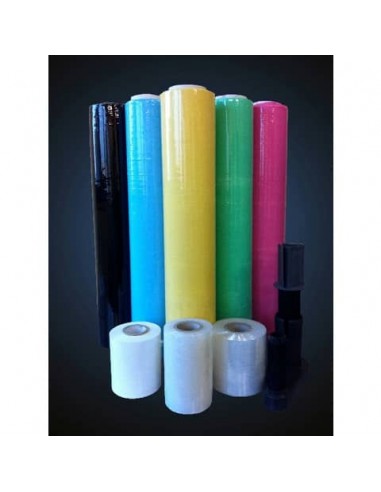 Film estensibile manuale SGR 50/23 my - bobina 180 mt - bianco - Conf. da 6 rotoli - EM150.009