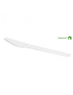 Posate in CPLA BIO bianco compostabile smart. Conf.50pz. Scatolificio del Garda coltello - 14161