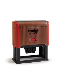 Printy 4731 - Datario con testo PERSONALIZZATO fino a 3+3 righe dimens. max personalizzazione 70x30 mm - 181810