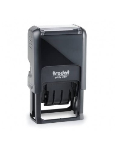 Printy 4750 - Datario con testo PERSONALIZZATO fino a 2+2 righe dimens. max personalizzazione 41x24 mm - 181811