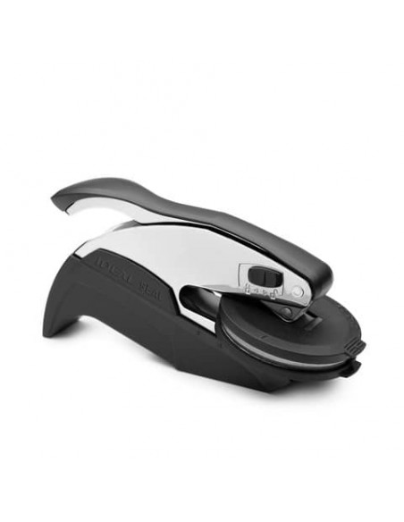 Ideal Seal 970051/LS Cromo - Timbro a secco PERSONALIZZATO - pressa  Ø51 mm - con borsa deluxe - 185417