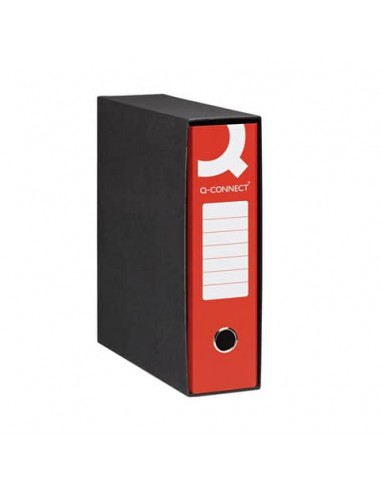 Registratore commerciale con custodia Q-Connect dorso 8 cm - 28
