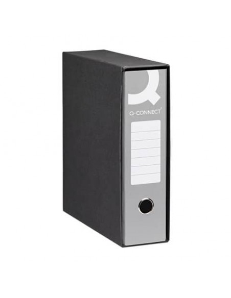 Registratore protocollo con custodia Q-Connect dorso 8 cm - 28