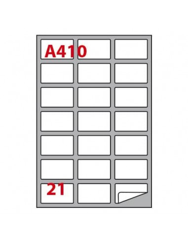 Etichette bianche permanenti Copiatabu 63