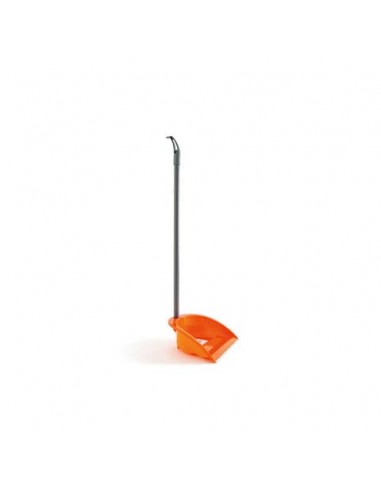 Alzaimmondizia in PP con manico e profilo in gomma arancio Perfetto Zinky up - 26450