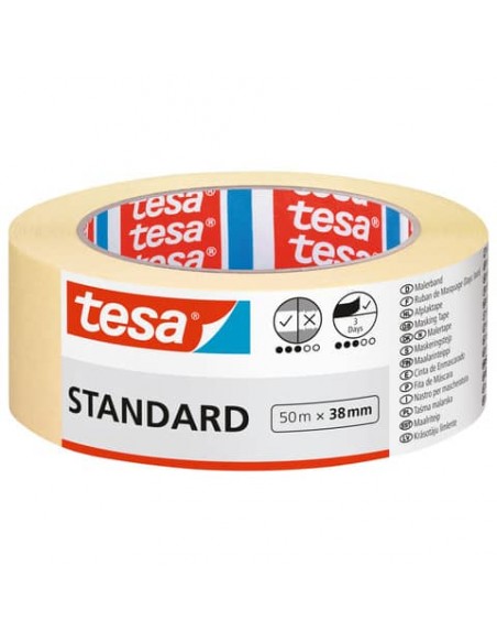 Nastro per mascheratura in carta standard ECO beige Tesa 38 mm x 50 m 05088-00000-04