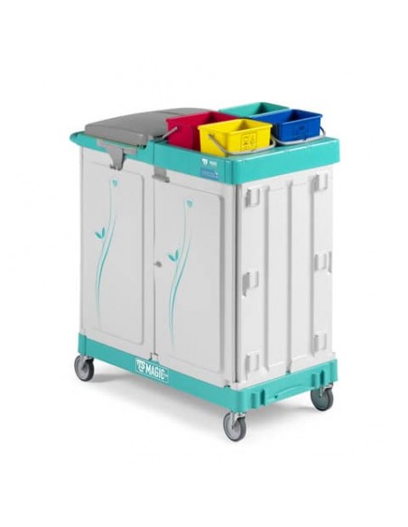 Carrello chiuso 2 reparti Magic Line - 98x60x110 cm TTS 300 Elegance ML300E0A0A00