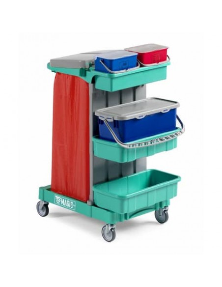 Carrello a 2 reparti Magic System - 80x58x115 cm TTS 610 basic MS610B0A0000