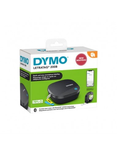 Etichettatrice mobile Bluetooth Dymo Letratag 200B - nera - 2172855