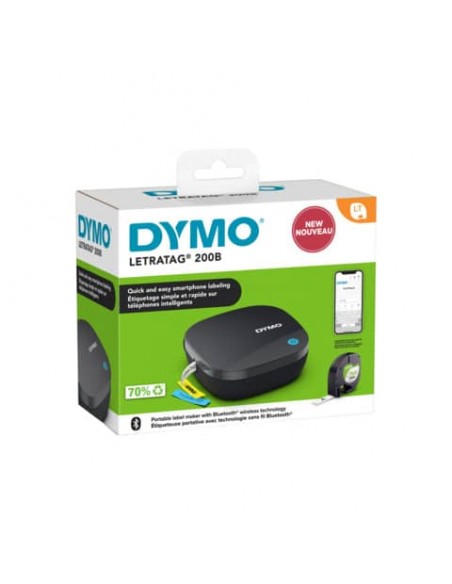 Etichettatrice mobile Bluetooth Dymo Letratag 200B - nera - 2172855