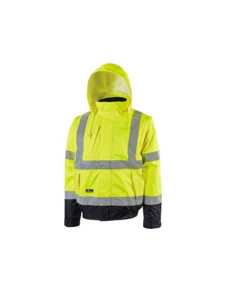 Giubbotto bomber alta visibilita' Crafty Yellow Fluo U-Power taglia XL HL158YF-XL
